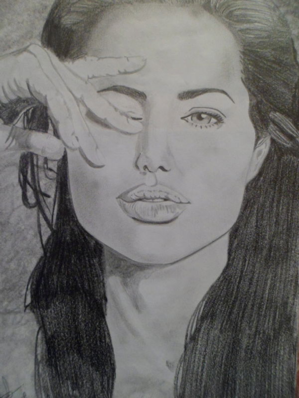 Angelina Jolie In Tiago Motas Vanderson Tiago Mota Comic Art Gallery Room